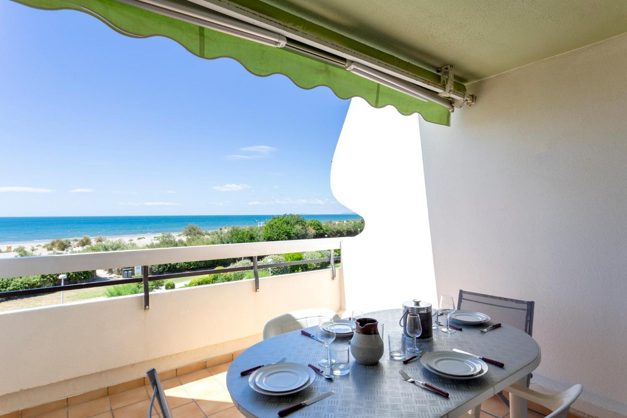 Chez Fabienne - Superbe Appartement Avec Vue Sur La Mer Et Parking La Grande Motte Exterior photo
